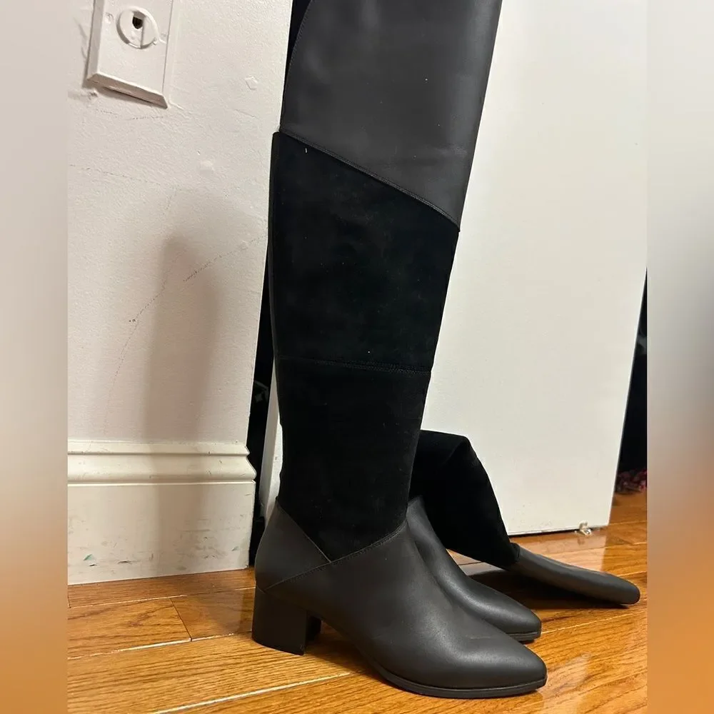 Waterproof over the knee boots